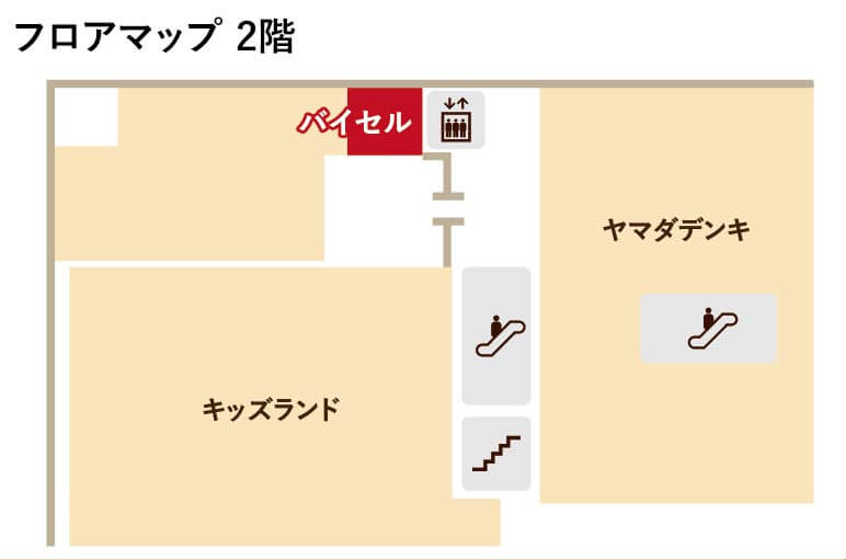 イズミヤショッピングセンター各務原店 フロアマップ